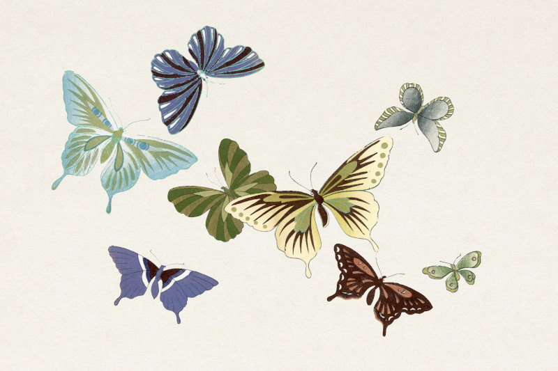 One Thousand Butterflies by Kamisaka Sekka